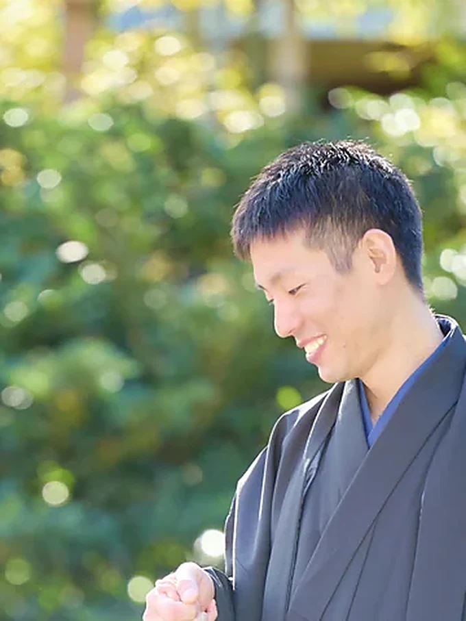 高山 優也 (やきいもぱんだ工房 代表) ― 和服姿のポートレート